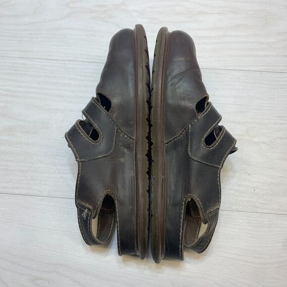 Vintage Dr. Martens 8194 Slingback Sandals Mens Size 10 Brown Leather Buckle main image 8
